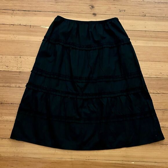 KORS Michael Kors tiered cotton midi skirt. Size 4. - Picture 3 of 9